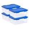 IRIS® Letter & Legal Size Element Resistant Clear File Box